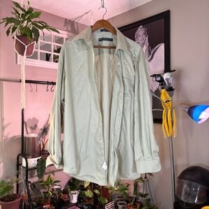 Men's Striped Dress Shirt Long Sleeve Button Up Business Casual